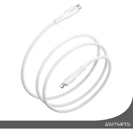 4smarts USB-C auf Lightning Kabel RapidCord PD 30W 1,5m - weiß