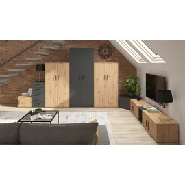 mömax Einlegeboden, Multistauraum Eiche Artisan,