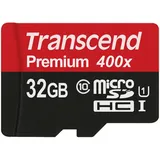 Transcend microSDHC Class 10 UHS-I + SD-Adapter 32 GB