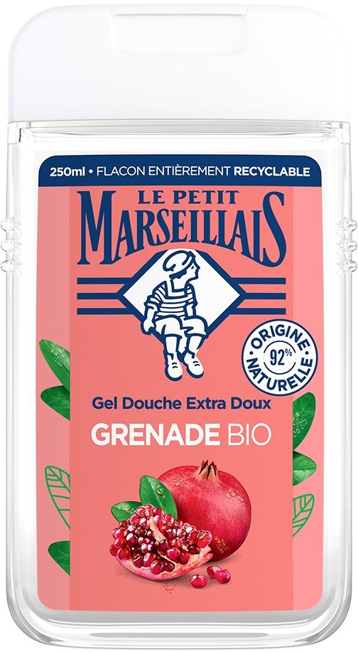 Le Petit Marseillais Gel Douche Extra Doux Grenade Mediterranee 250 ml 250 ml crème