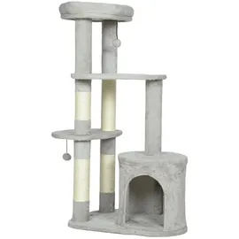 PawHut Kratzbaum 114 cm grau