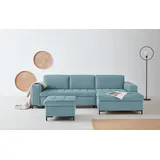 OTTO products Eckcouch Polyester 2-Sitzer Blau