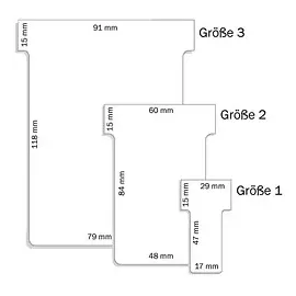 Franken TK101 Größe 1 rot, 100 St.