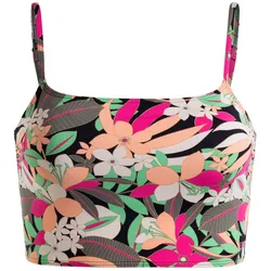 Roxy Bade-Shirt »Printed Beach Classics« Roxy Anthracite Palm Song S L