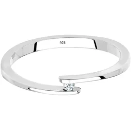 Diamore Elli DIAMONDS Ring Damen Verlobungsring mit Diamant (0.015 ct.) in 925 Sterling Silber