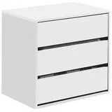 CAESAROO Kommode 60 x 57 x 44 cm Weiß