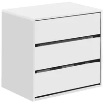 CAESAROO Kommode 60 x 57 x 44 cm Weiß