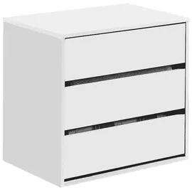CAESAROO Kommode 60 x 57 x 44 cm Weiß