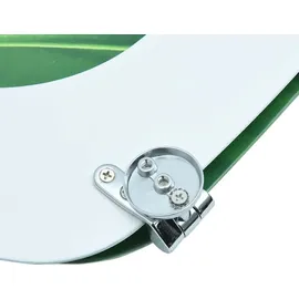 vidaXL Toilettensitz mit Deckel MDF Grün Wassertropfen-Design