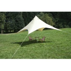 FLORACORD Pyramiden-Sonnensegel, pyramide, 400 x 400 cm - beige