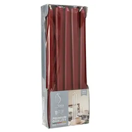 Papstar GALA Basic Leuchterkerzen 25 cm kirsche