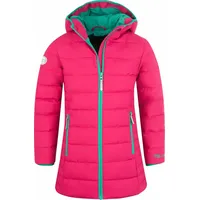 TROLLKIDS Stavanger Coat Jacke - pink / Peacock Green