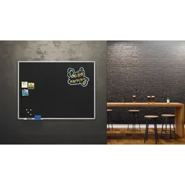 ALLboards Kreidetafel 120 x 90 cm Schwarz