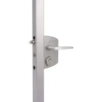 Locinox Gittertorschlossset LAKQ, PZW, 160 x 90 x 31 mm, Aluminium silberfärbig