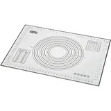 GEFU Ausrollmatte GEFU "PAD", schwarz-weiß (weiß, schwarzß), B:70cm L:50cm, Silikon, Backunterlagen, spezielle Silikonbeschichtung mit Antihaft-Wirkung
