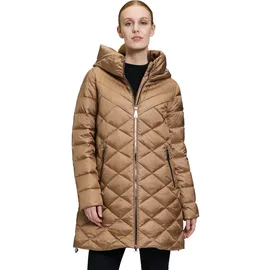 Betty Barclay Damen, Daunen-Steppjacke mit Kapuze Classic Bronze,36 - 36