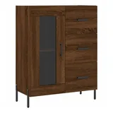 vidaXL Sideboard Braun Eichen-Optik 69,5x34x90 cm Holzwerkstoff