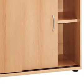 MÖBELPARTNER Serie 4000 Aktenschrank 100 x 39,5 x 76 cm braun
