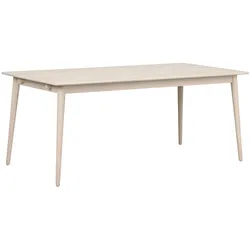 Esstisch Tyler 180x90cm, Eiche Weiß pigmentiert