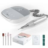 JCMaster JCMASTER® TouchPro+ Nagelfräser 35000 Umin Gelnägel & Acrylnägel Profi Set Elektrisch, Fußpflegegerät, Kunstnägel, Stufenlose Regulierung