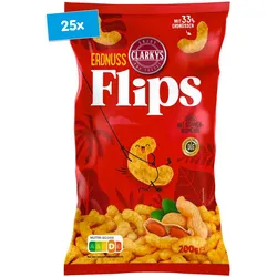 Clarkys Erdnussflips 200 g, 25er Pack