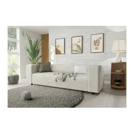 S-Style Couch Cord 3-Sitzer + 2-Sitzer + Sessel Beige