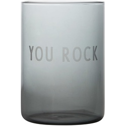 Design Letters - AJ Favourite Trinkglas, You Rock / soft black
