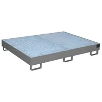 Bauer Südlohn Regalwanne RW-GR 1800, lackiert, Mausgrau