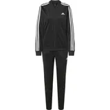 Adidas Essentials 3-Streifen Trainingsanzug Damen Black / White XS