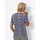 Classic Basics T-Shirt "Kurzarm-Shirt", Damen, Gr. 50, bunt (dunkelblau, flamingo, bedruckt), 100% Baumwolle, geblümt, gemustert, mehrfarbig, Rundhals, Shirts T-Shirt