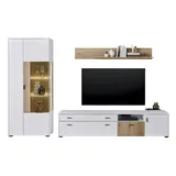 INOSIGN Wohnwand »HUDSON« Set, 3 Stk. tlg., weiß ¦ Maße (cm): B: 285 H: 180 T: 42.0