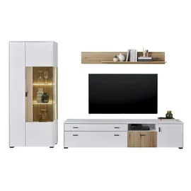 INOSIGN Wohnwand »HUDSON« Set, 3 Stk. tlg., weiß ¦ Maße (cm): B: 285 H: 180 T: 42.0