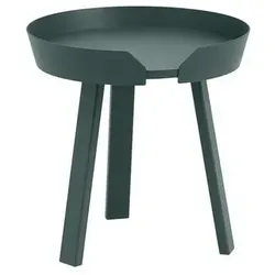 Muuto - Around Beistelltisch/Sofa-Tisch Small Dunkel Green