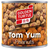 140g Tom Yum Erdnüsse Golden Turtle  Tom Yum couted Peanuts