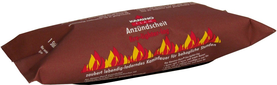 KaminoFlam | Kaminfeuerscheit  | für Kamin & Ofen