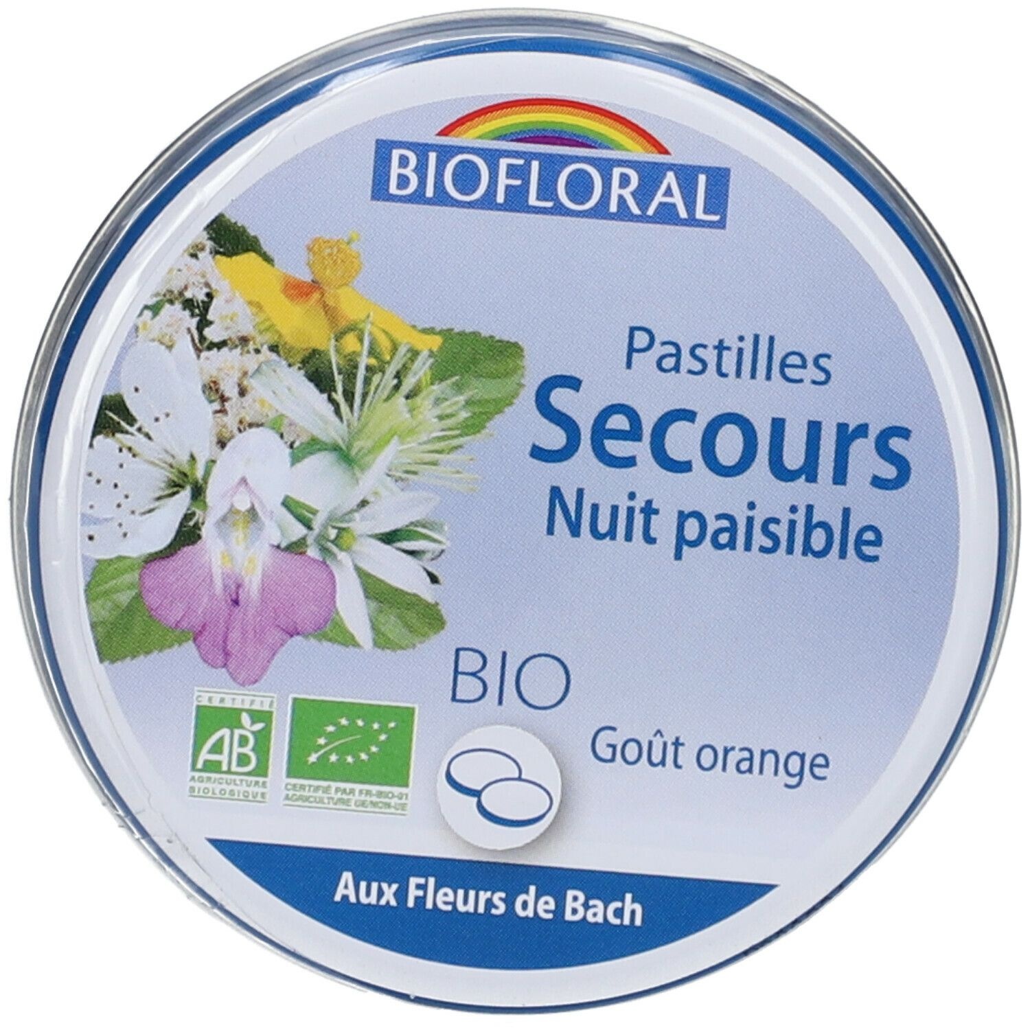 BIOFLORAL Pastilles Secours Nuit Paisible BIO 50 g pastille(s)