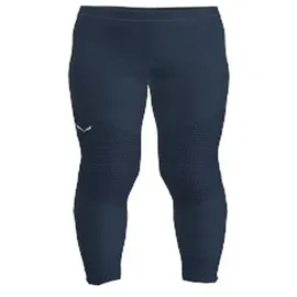 Salewa Zebru Med Warm Alpine Merino Responsive Leggings - Pond Blue - 7-8 Jahre