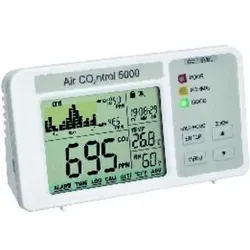 jumtec Tischgerät für CO2 Raumluftqualität mit Datenlogger