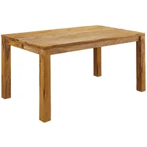MASSIVMOEBEL24.DE Sheesham 80 x 76 x 80 cm braun geölt