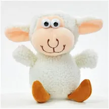Winfried Kögler Kögler Labertier Zottel Schaf Bubi 18 cm Weiß