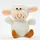 Winfried Kögler Kögler Labertier Zottel Schaf Bubi 18 cm Weiß