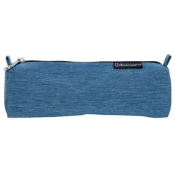 Exacompta 52780E 6x Schlampermäppchen mittelrund, Denim 500, 21x6x7,5 cm, 3 Farben sortiert - Farben sortiert