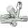 Kirchhoff Geräte Universal Eckventil mit Spülmaschinenanschluss, 1⁄2“ Eckregulierventil für Kaltwasserleitung, Absperrhahn Waschbecken Bad, Kaltwasser Armatur 98480090