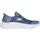 SKECHERS Damen Go Walk Flex Grand Entry Slip-InTurnschuhe, Blue Textile/Trim, 39.5 EU