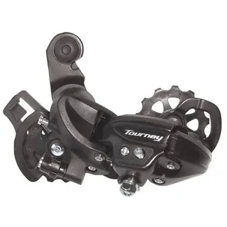 SHIMANO RD-TY500 Tourney/TX Schaltwerk, 6/7- fach, ohne Adapter, langer Käfig, schwarz