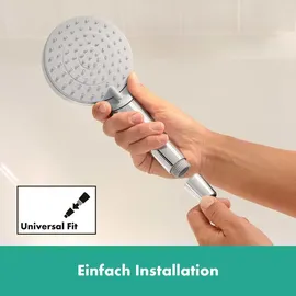 Hansgrohe Rebris S Einhebel-Duscharmatur Aufputz für 1 Verbraucher Mattschwarz 72640670