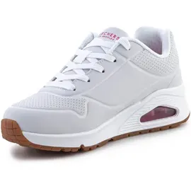 SKECHERS Uno - Stand on Air Weiß/Hot Rosa 36