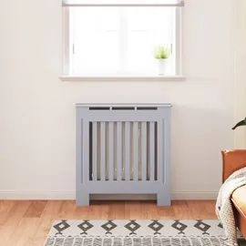 vidaXL MDF Heizkörperverkleidung Grau 78 cm