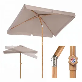 Sekey Balkonschirm 200 x 125 cm Taupe