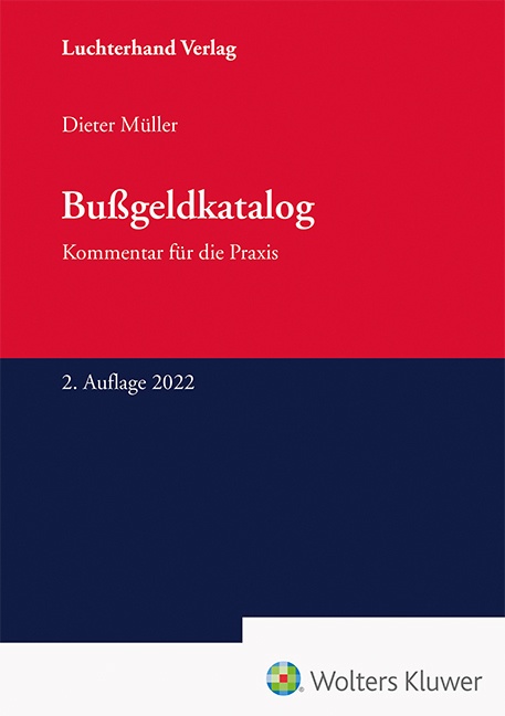 Bußgeldkatalog - Dieter Müller  Gebunden